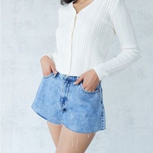 PacSun Flutter Denim Shorts